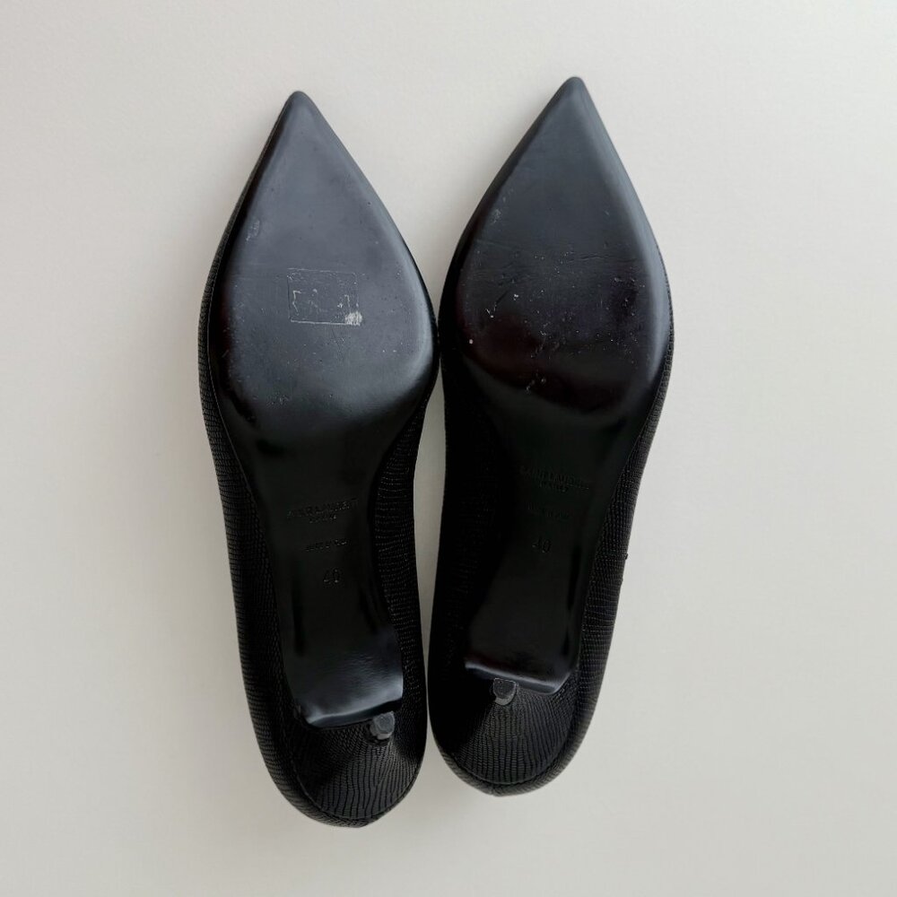 SAINT LAURENT Black Kitten 50 Pump – Size IT 40 / US 10-9.5 - Picture 10 of 10